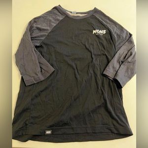 Mons Royale 3/4 length sleeve MTB jersey women’s small black